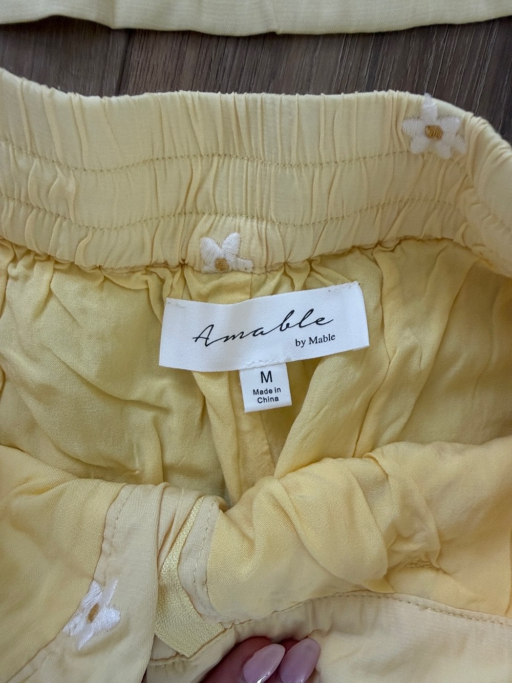 Yellow Embroidered Two-Piece Set - Picture 3 of 4
